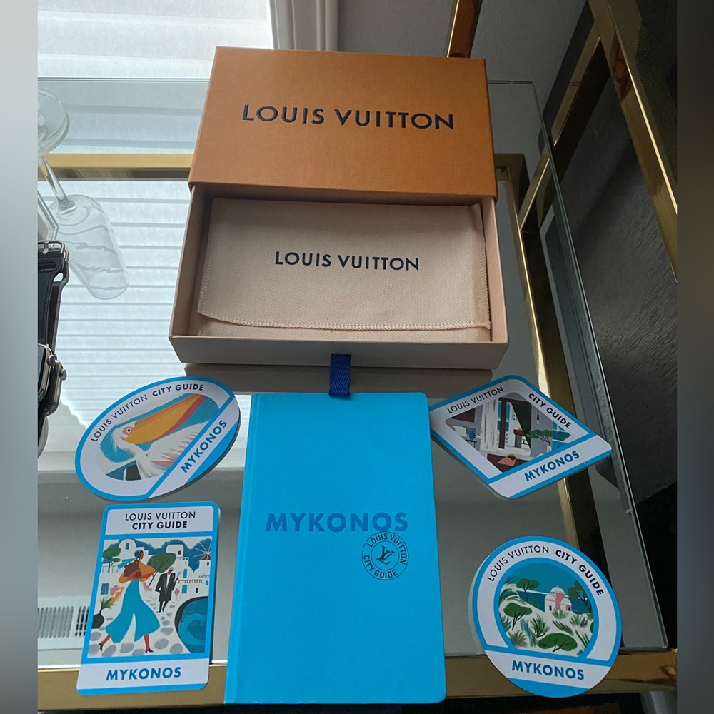 Louis Vuitton Mykonos Hardcover Book with Stickers